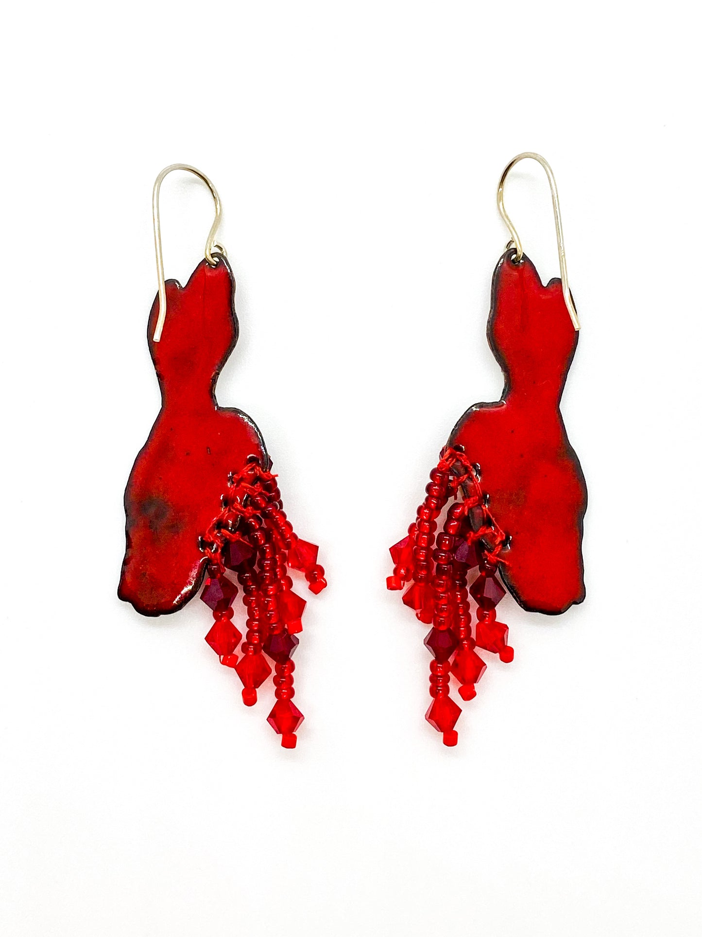 Albino Gifts from the Cat Earrings