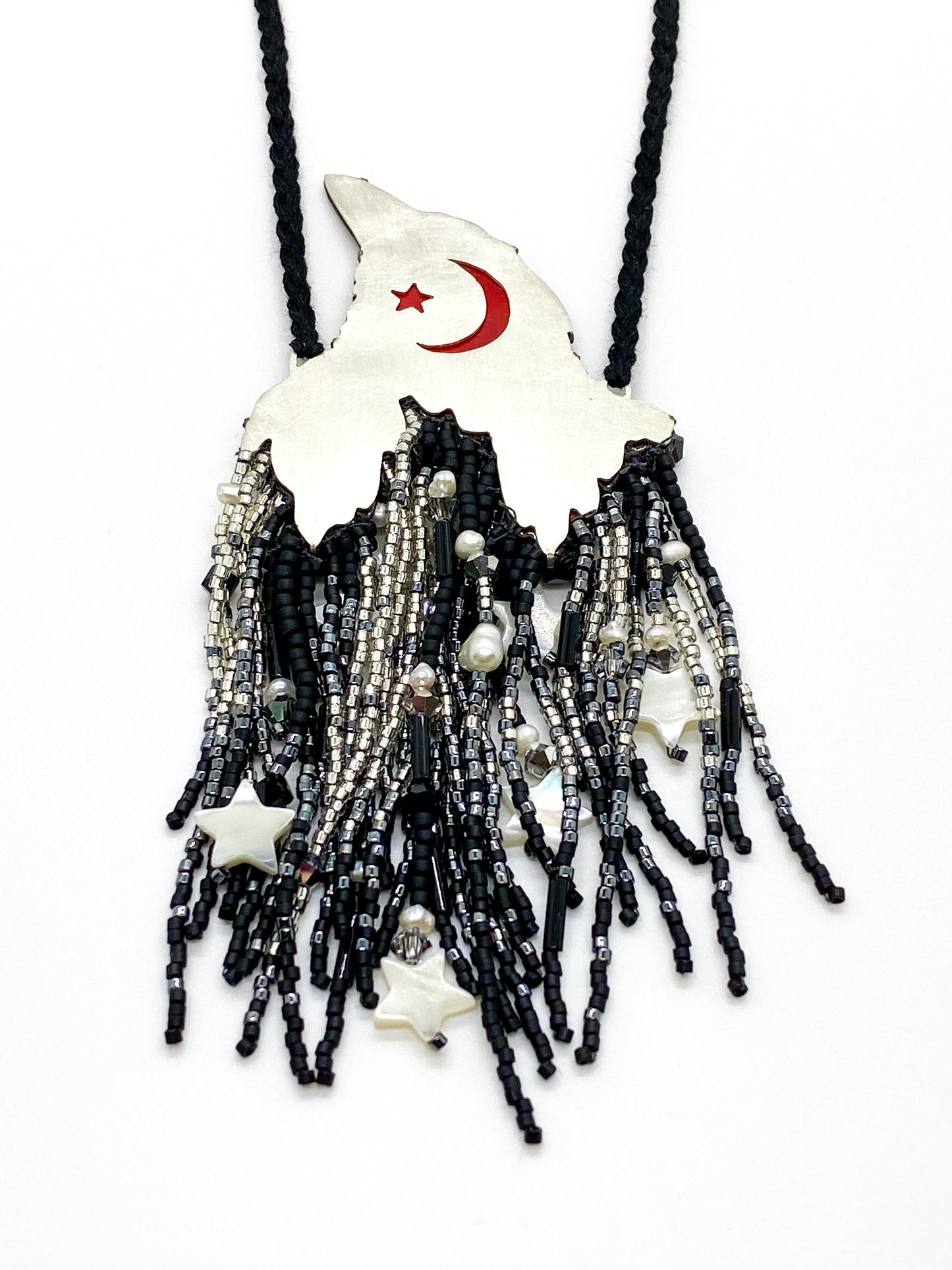 Starry Night Raven Necklace