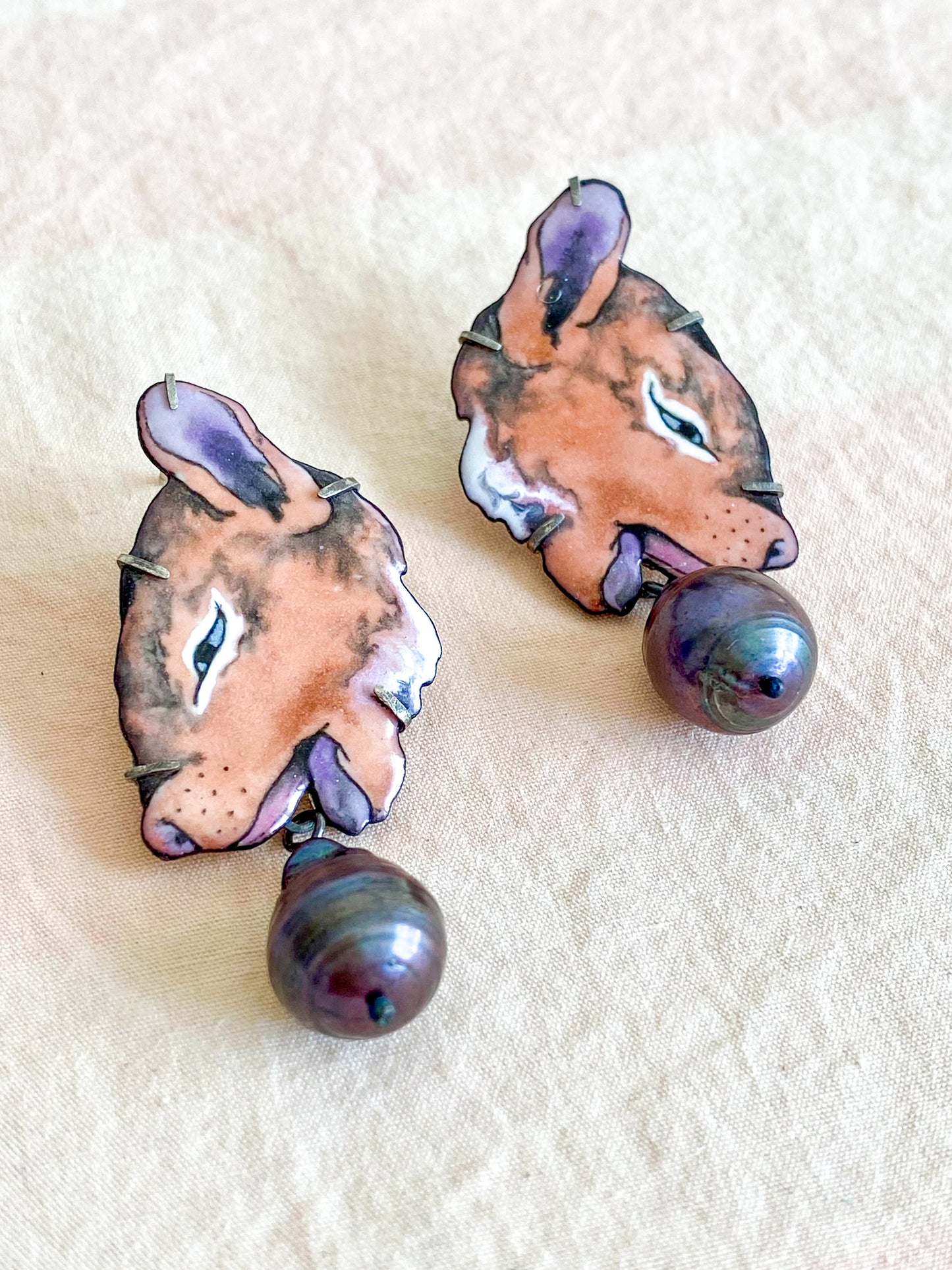 Requiem Squirrel Earrings