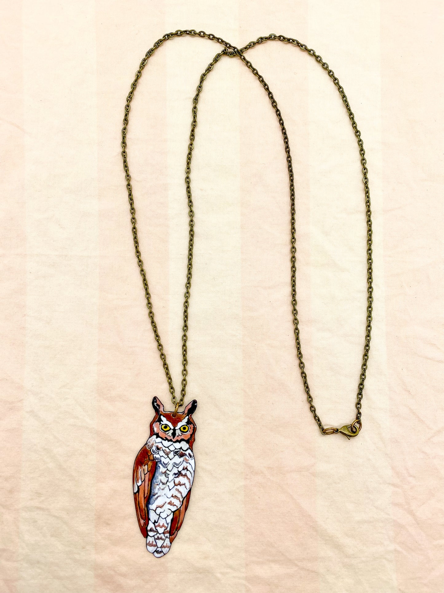 Great Horned Owl Necklaces