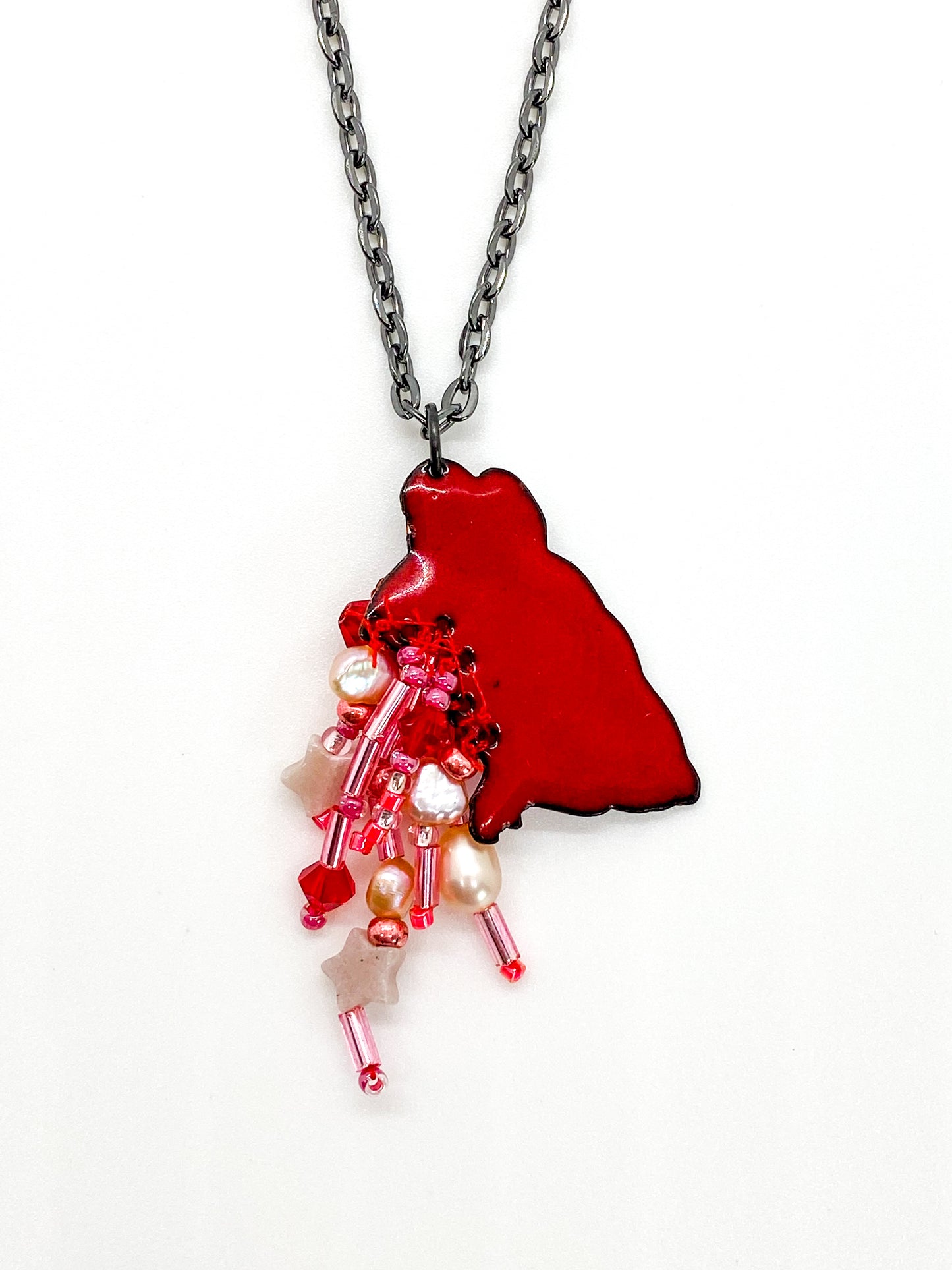Petite Gutsy Mouse Necklace