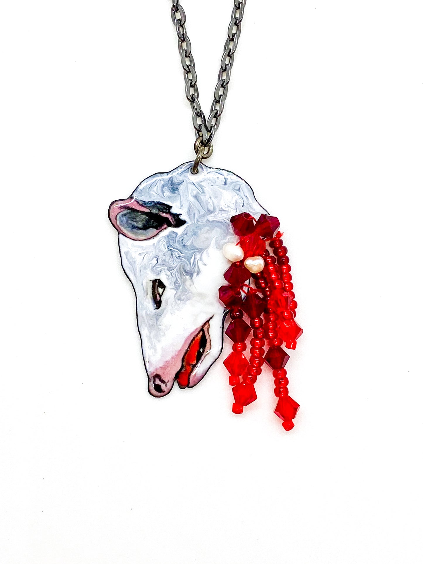 Playing Possum Necklace