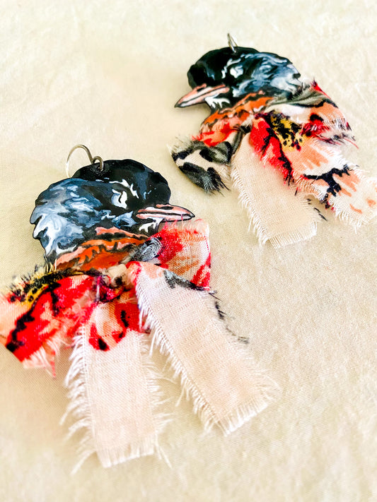 Springtime Robin Earrings