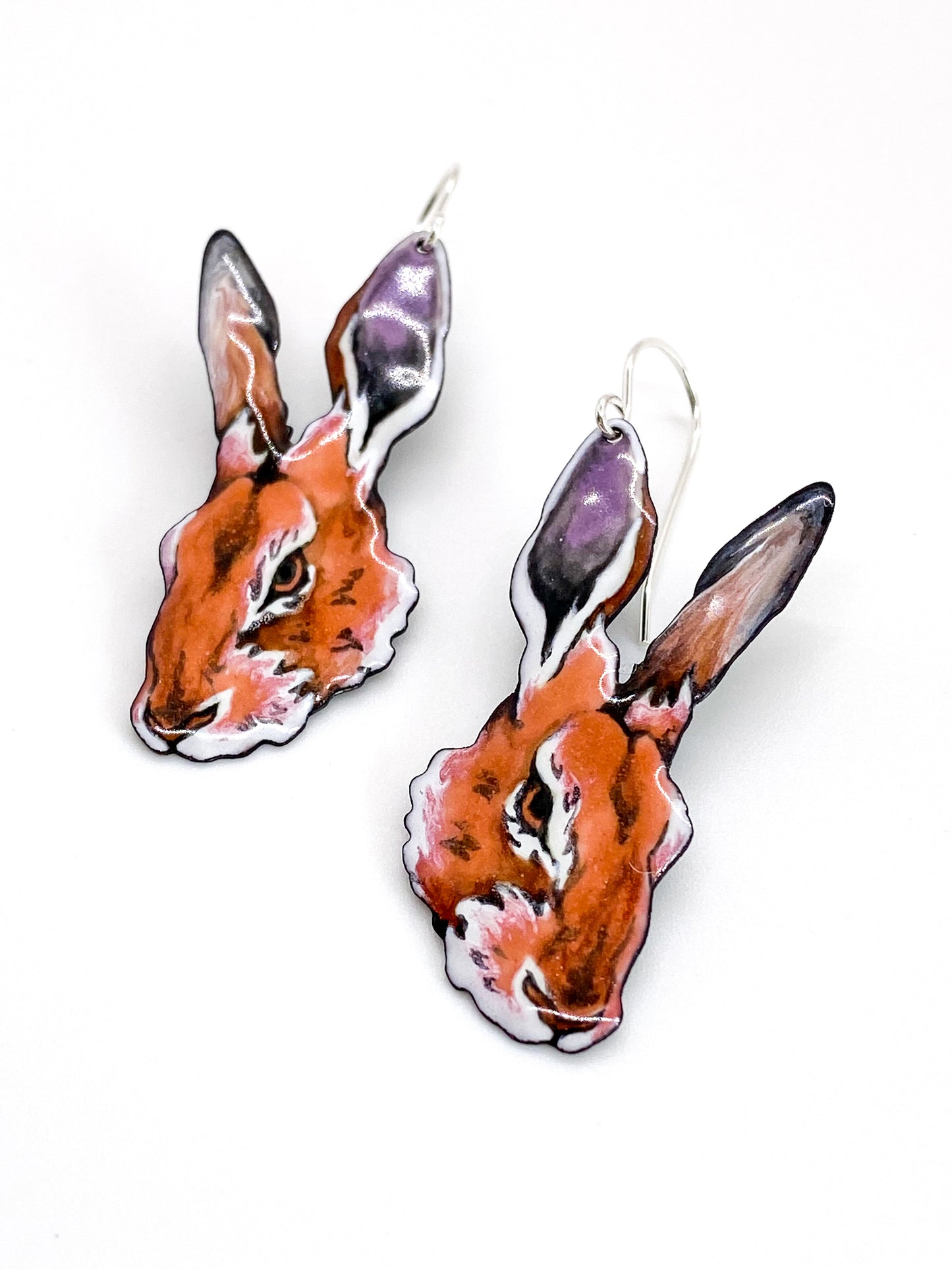 Hare Head Earrings