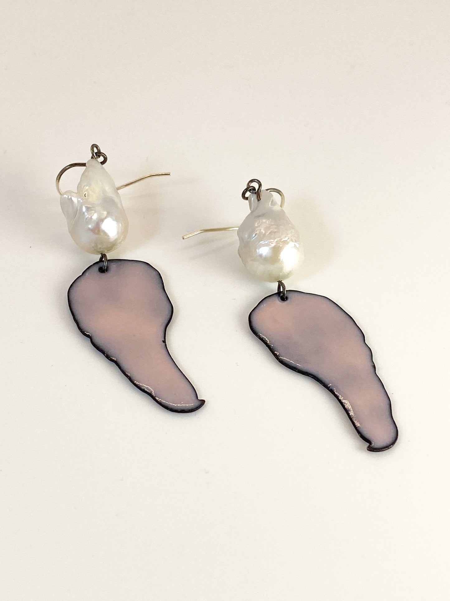 Albino Vulture Earrings