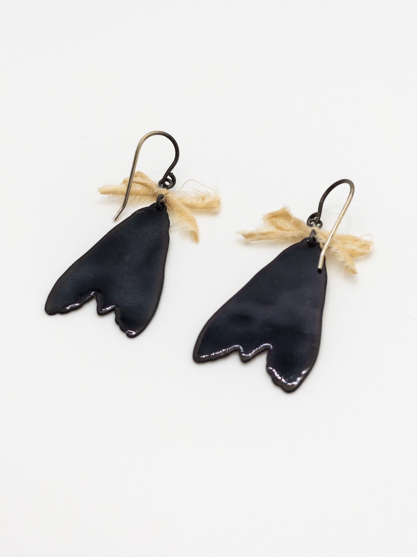 Tattered Moth Earrings