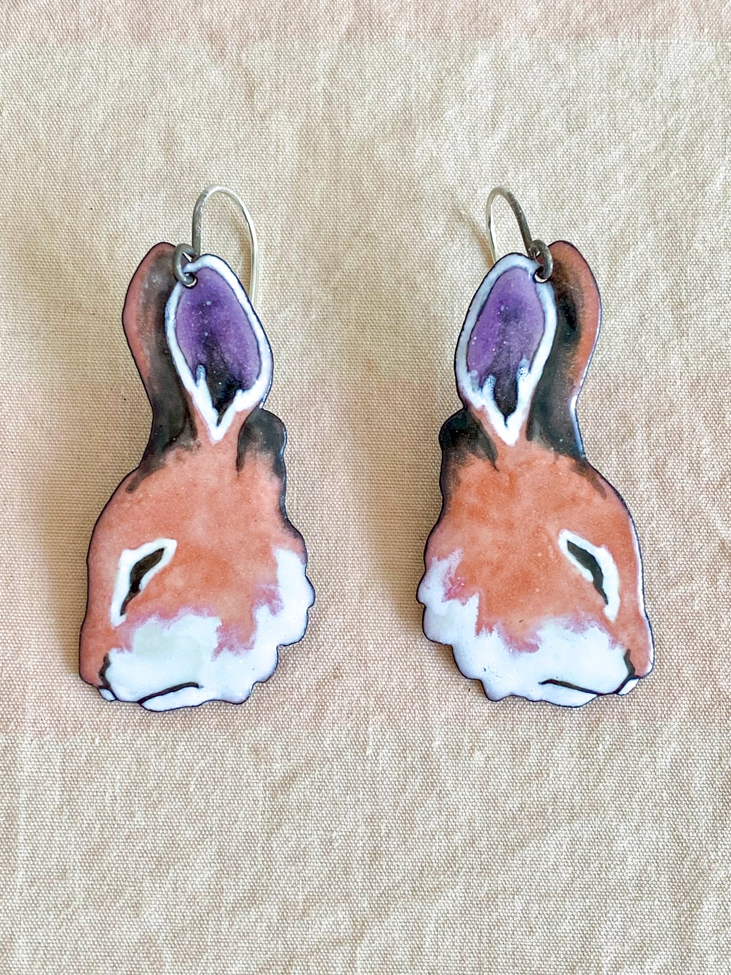 Brown Bunny Earrings