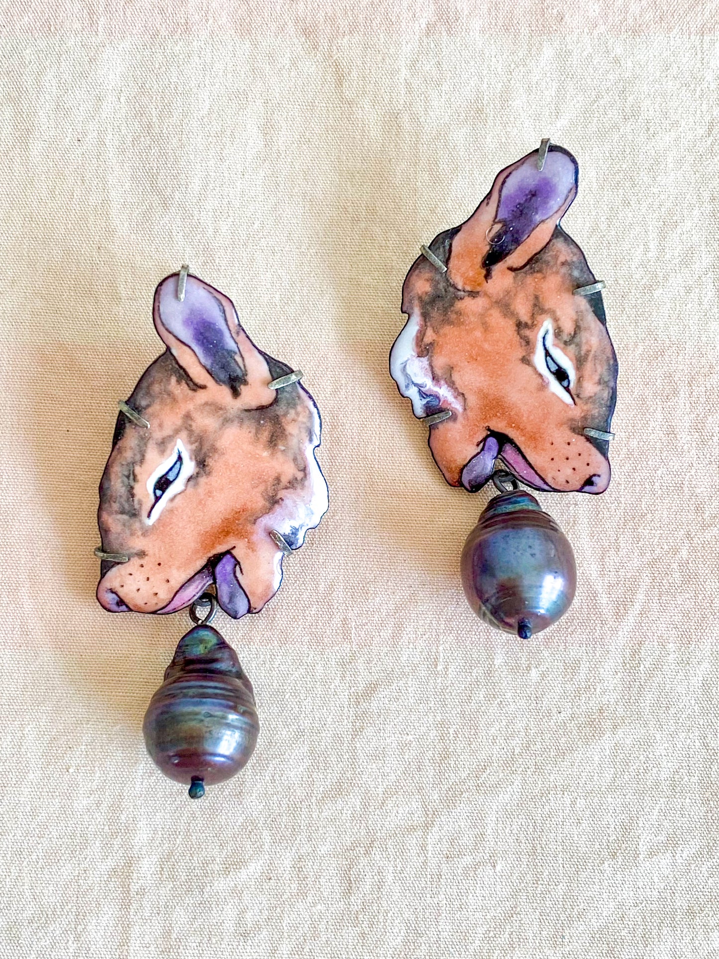Requiem Squirrel Earrings