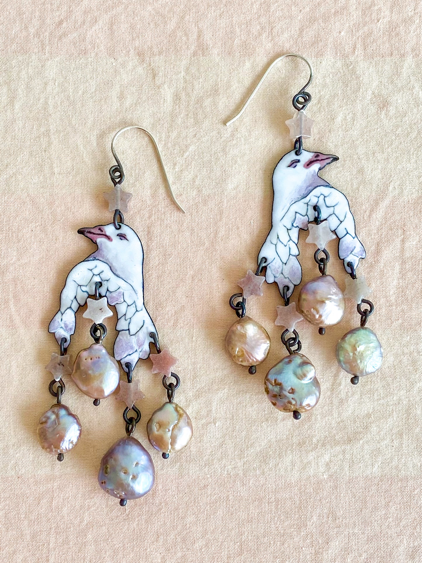 Twilight Dove Earrings
