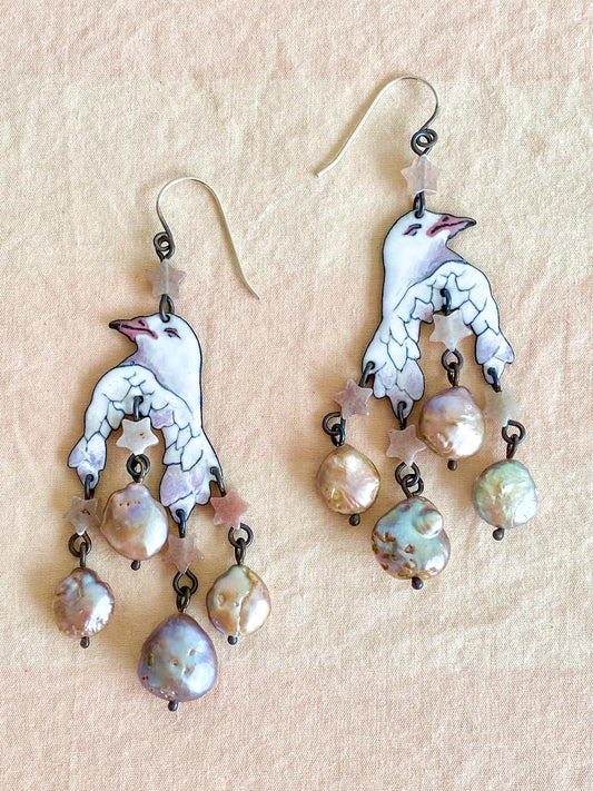 Twilight Dove Earrings