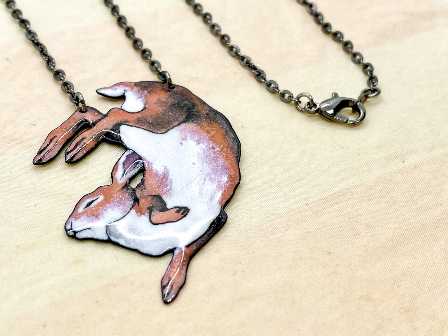 Fallen Bunny Necklace