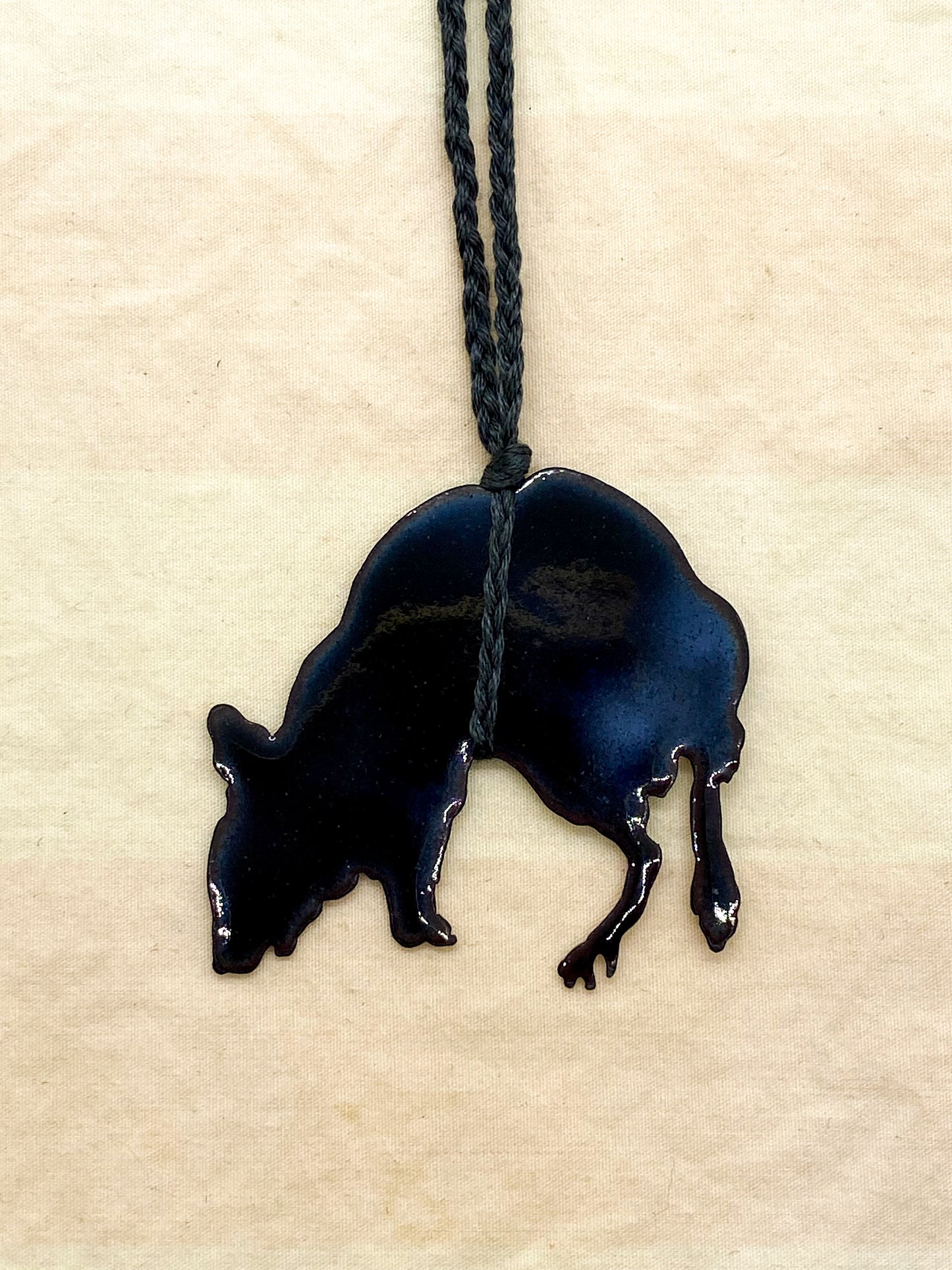 Suspended Mouse Necklace