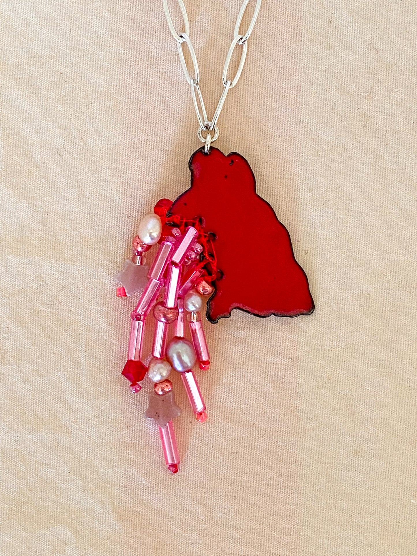 Petite Gutsy Mouse Necklace