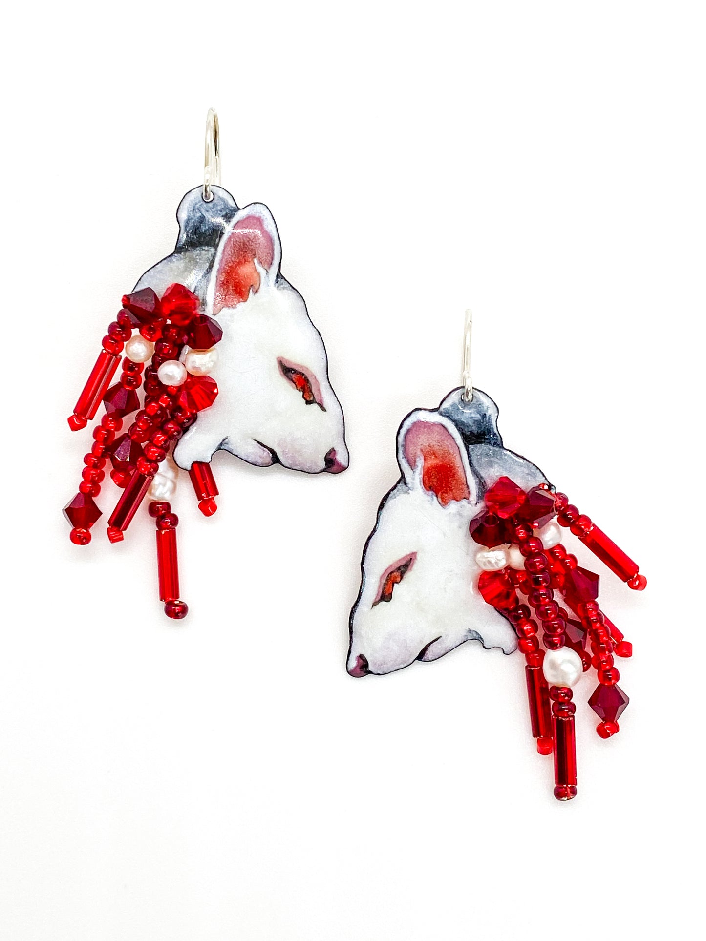 Petite Bloody Mice Earrings