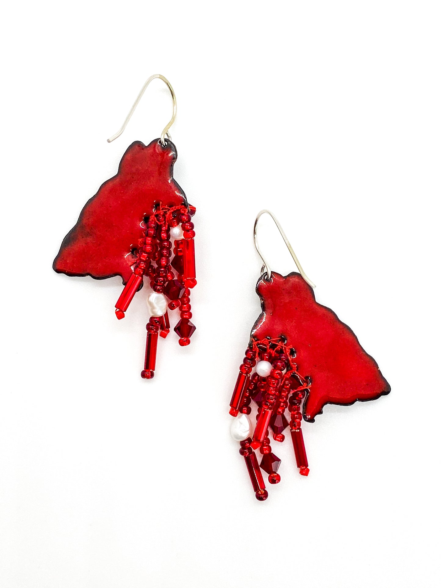 Petite Bloody Mice Earrings