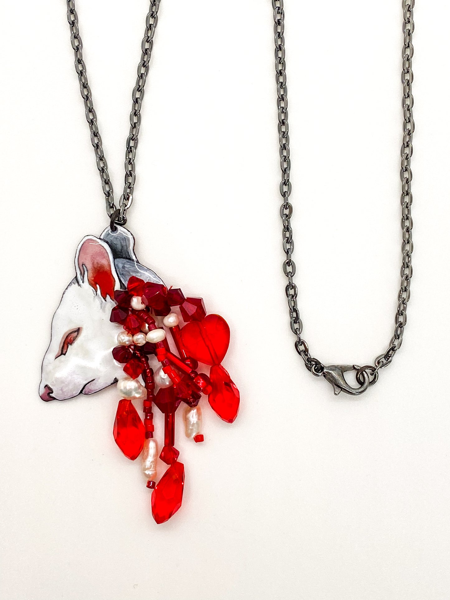 Bloody Mouse Head Pendant