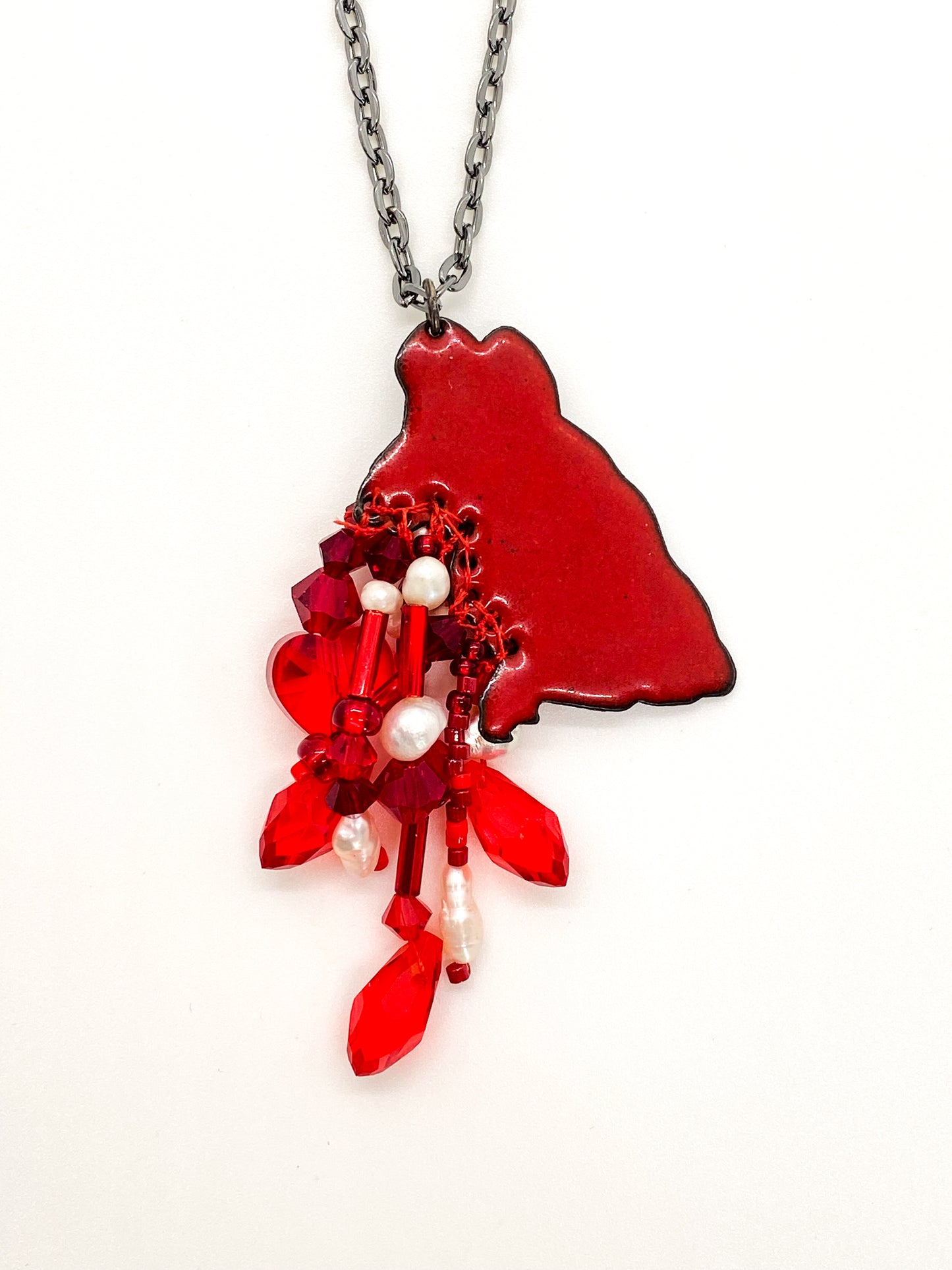 Bloody Mouse Head Pendant