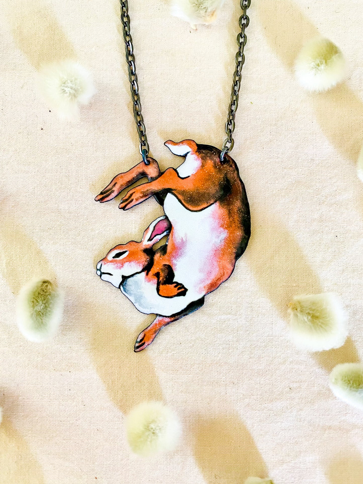 Fallen Bunny Necklace