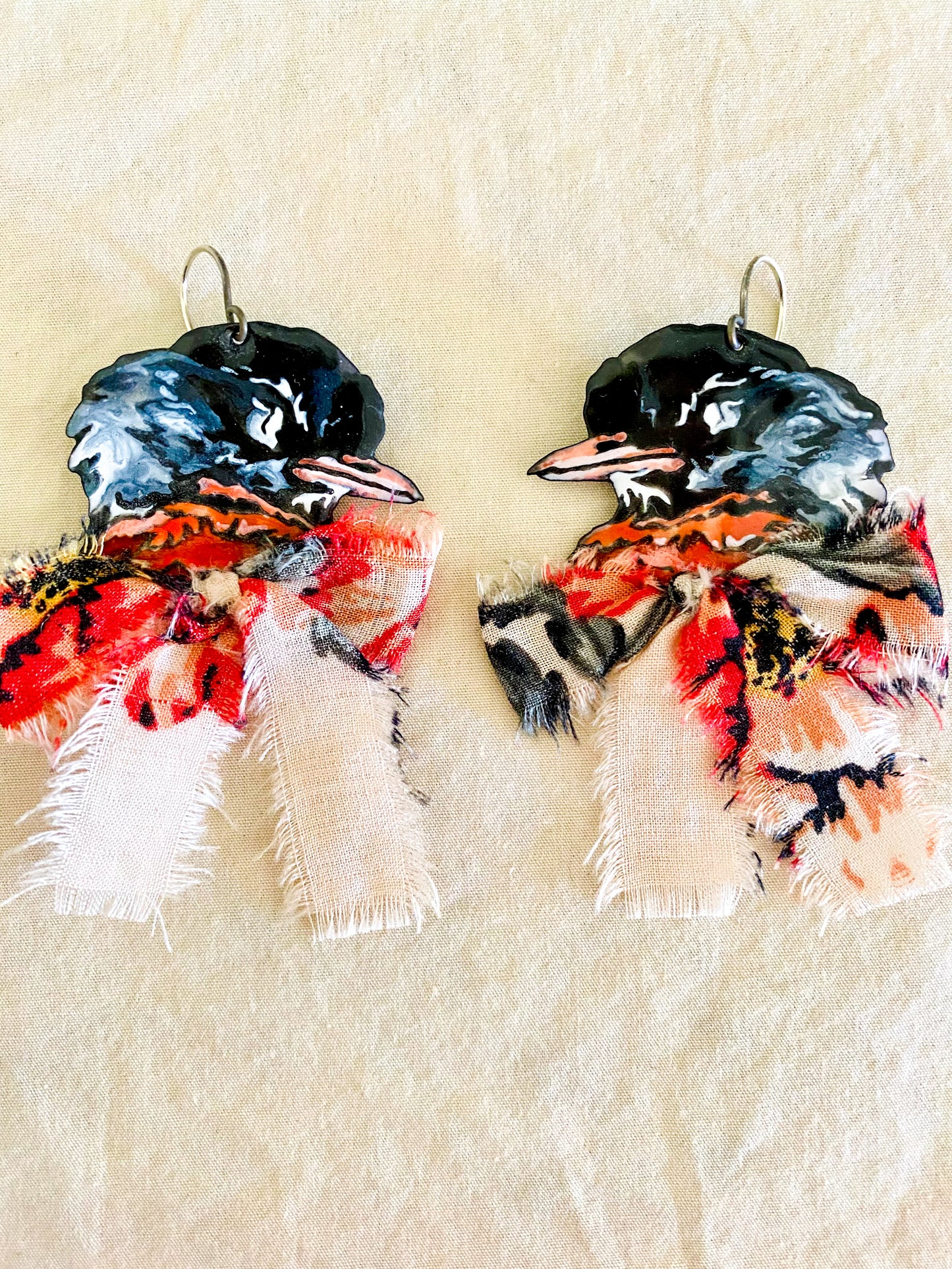 Springtime Robin Earrings