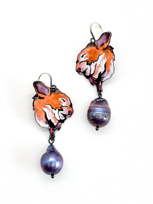 Petite Requiem Mouse Earrings