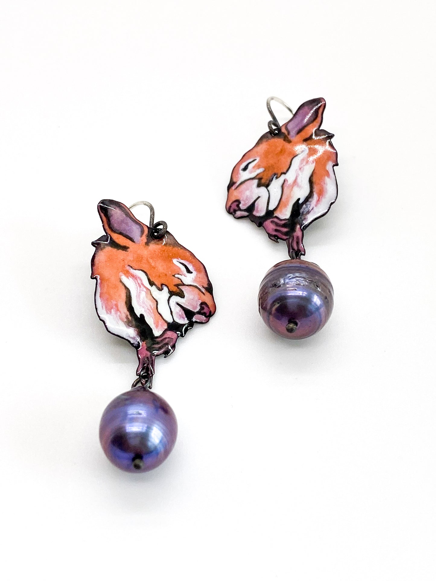 Petite Requiem Mouse Earrings
