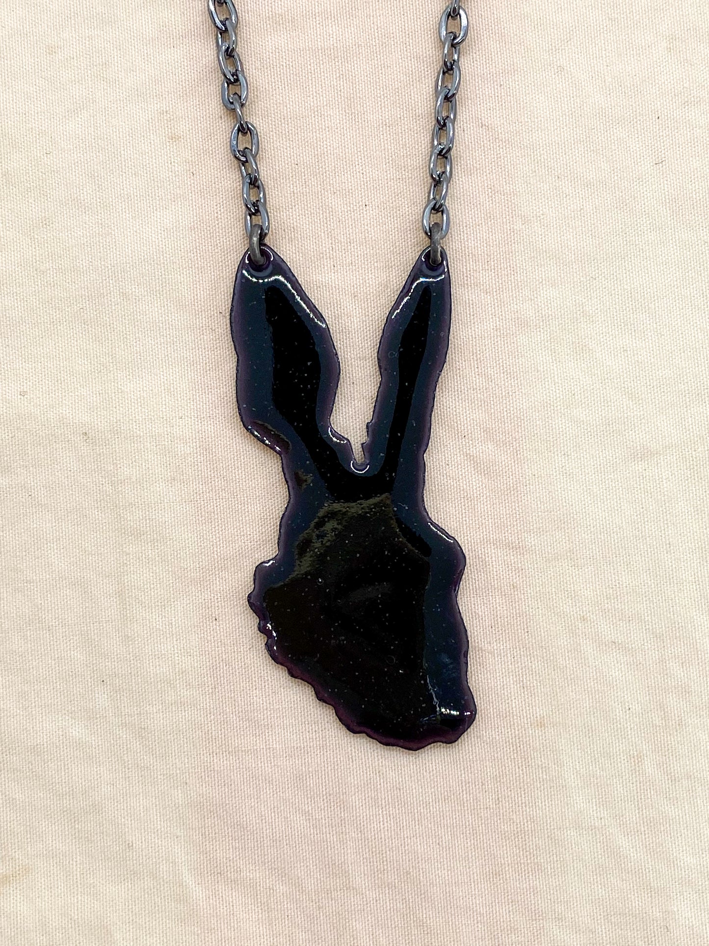 Hare Head Necklace